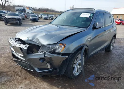 2014 BMW X3 xDrive35I z USA, uszkodzony, nr VIN 5UXWX7C50E0E75081